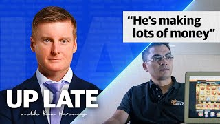 “We thought this one-time HJs burger flipper was nuts.” Up Late with Ben Harvey