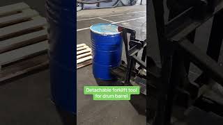 how to load drum forklift tool for drum@ForkliftsRentalAbuDhabi #contact#with#us  www.abhauae.com