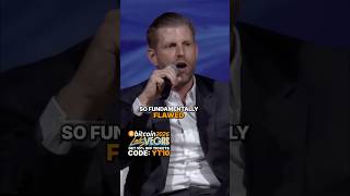 Eric Trump: "I Would Love to See the Big Banks Go Extinct"