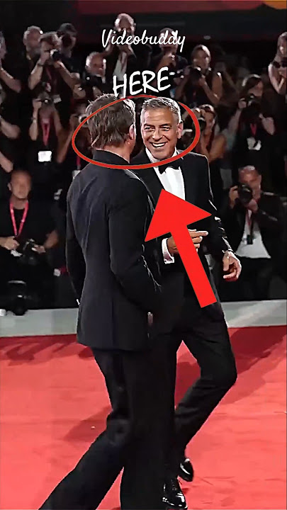 Heartfull Walking By Brad Pitt & George Clooney Shine The Red Carpet🔥