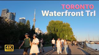 Waterfront Trail Toronto | 4K Relaxing City & Nature Walk Wealth