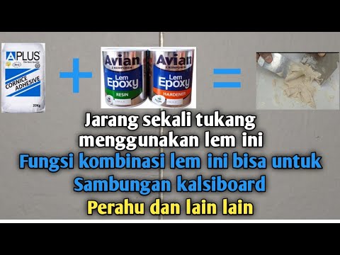 Video: Lem Untuk Bahan Bumbung 