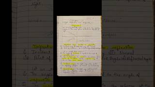 #light reflection#class 10th #physics notes #important term related to reflection#spherical mirrors