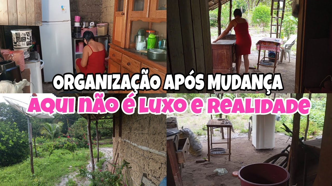 ORGANIZANDO MINHA CASA DE BARRO | ROTINA SIMPLES NO INTERIOR DO PARÁ.....