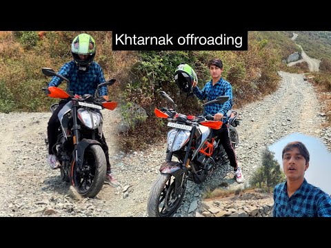 girte girte bacha aaj to / offroading with KTM duke