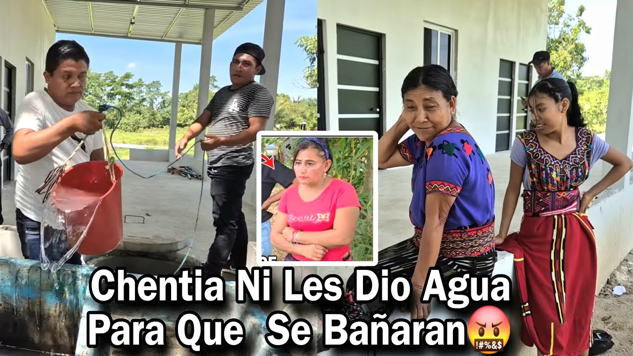 El Grupo Le Saca Agua Del Pozo A Malena/Chentia NO Quizo Que Llegara Asu Casa Malena y Su Mamá🫢