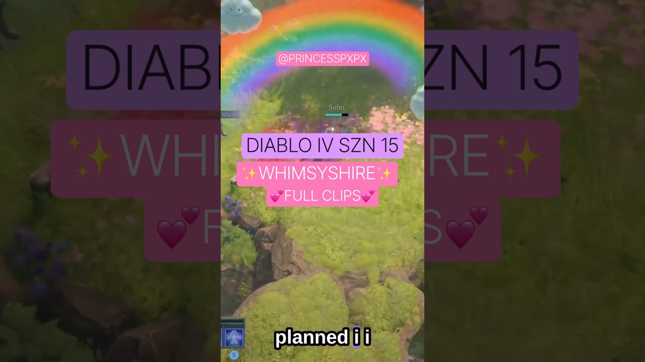 WHIMSYSHIRE FULL CLIPS #whimsyshire #diablo #xbox #twitch #gaming
