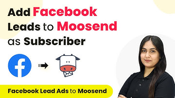 How to Add Facebook Leads to Moosend as Subscriber (with Custom Fields) | Facebook Lead Ads Moosend