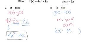 5 Function notation