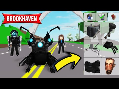 How To Turn Into Skibidi Toilet 73 In Roblox Brookhaven! Id Codes