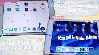 💫 Make my iPad aesthetic with me | 🌌 Aurora Borealis iOS26 Liquid Glass Style screenshot 5