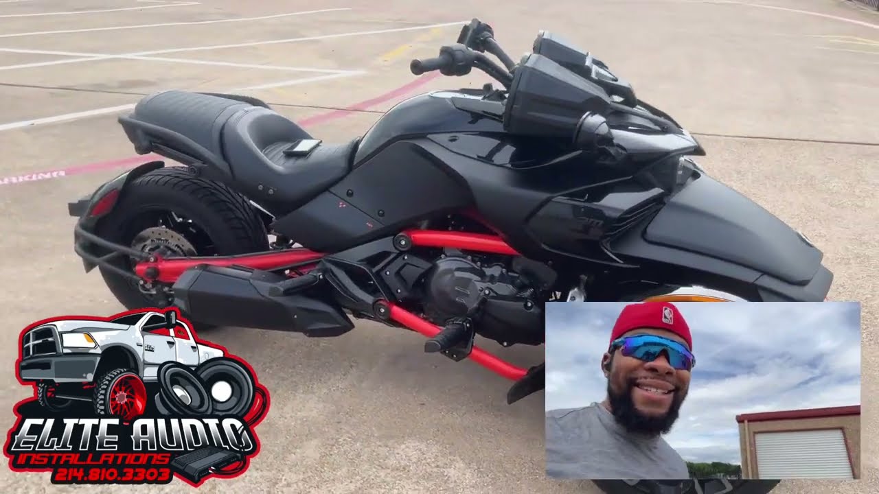 2024 Can-am Spyder F3s audio upgrade to 8’s with our brackets FIRST TO DO IT AGAIN!!!