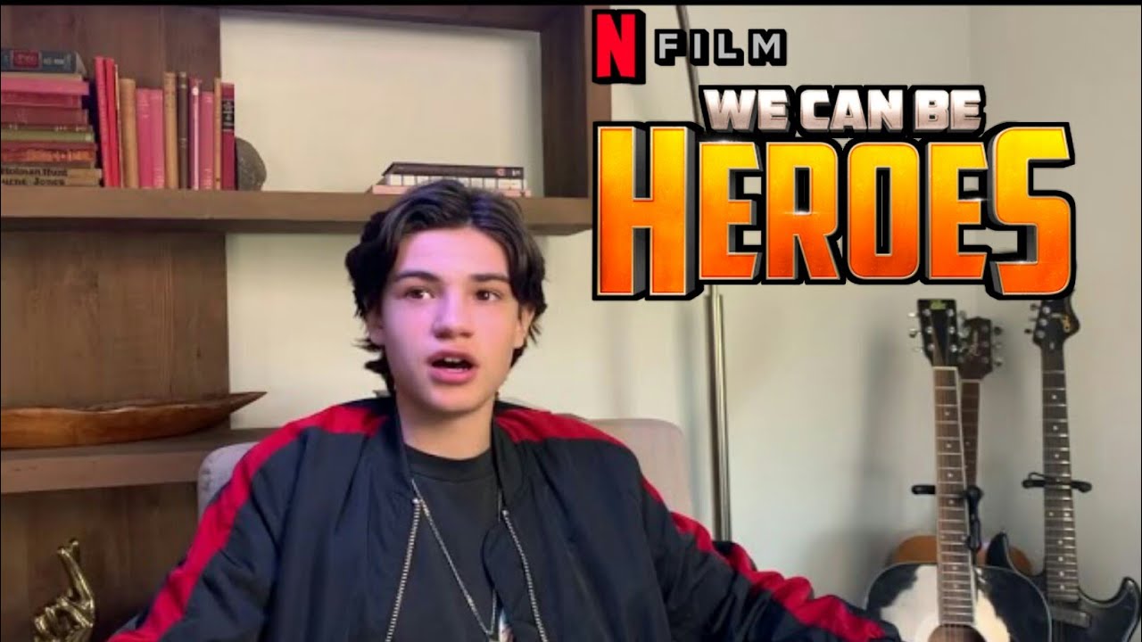 Wild card, Nathan Blair sharing First day on set of We Can Be Heroes 😍