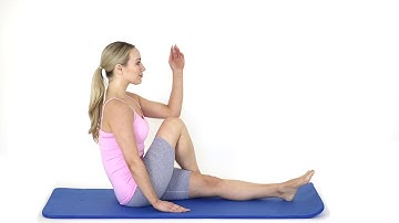 How to stretch your glutes part 7 - Seated Spinal Twist