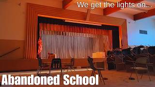 This Abandoned Elementary School Still Has Power