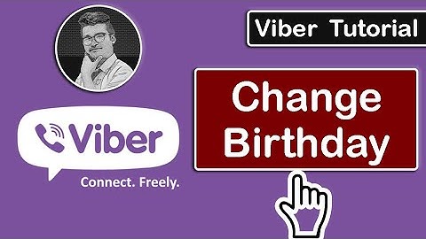 How to Change Birthday on Viber | Viber Tutorial