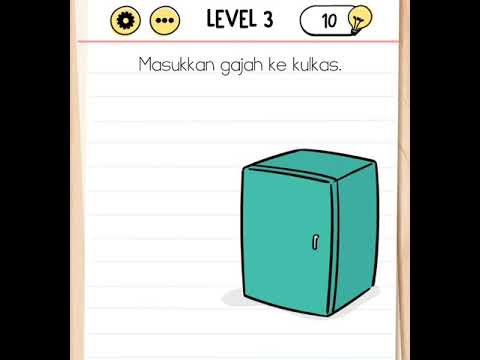 Brain Test Level 3 Masukkan Gajah Ke Kulkas Youtube