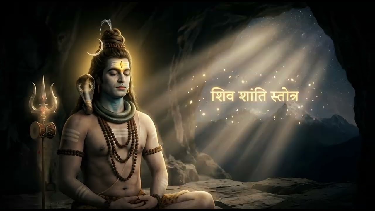 Śiva Śānti Stotra - शिव शांति स्तोत्र | Sacred Hymn of Transcendent Peace | Om Namah Shivaya