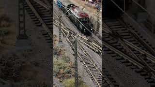 Trix OBB 1020 with freight