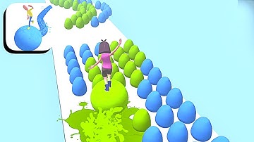 Splash Runner ​- All Levels Gameplay Android,ios (Part 6)