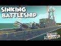 I Destroyed a Battleship with Explosives - Scrap Mechanic Creations! - Episode 129