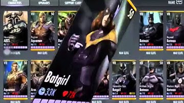 Injustice hacked characters all level 50