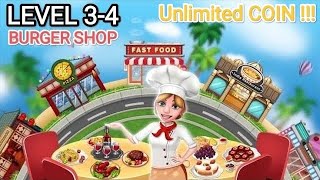 Burger Shop Level 3-4 |  Crazy Cooking game | Unlimited Money | (06.sep.2022) screenshot 4