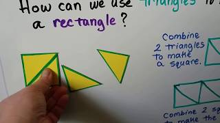 Grade 1 Math 12.5, Problem Solving, Make new two-dimensional shapes