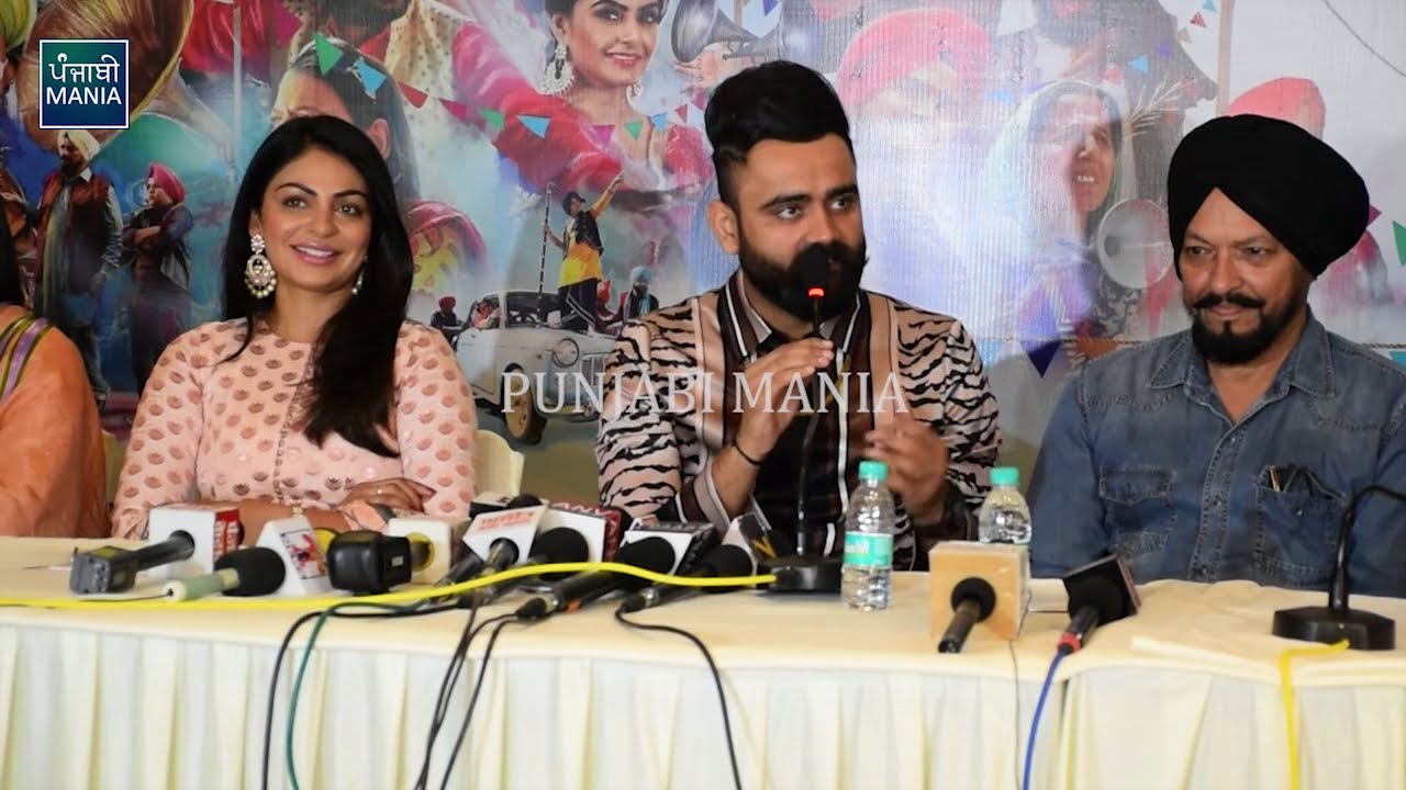 Aate Di Chidi Promotional Press Conference in Chandigarh | Amrit Maan, Neeru Bajwa