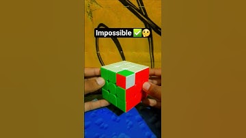 Twisted corner impossible to solve ✅️ #viral #puzzle #cubing