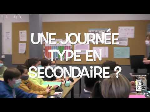 Une journée avec une classe de première secondaire au collège Cardinal Mercier Braine-l'Alleud