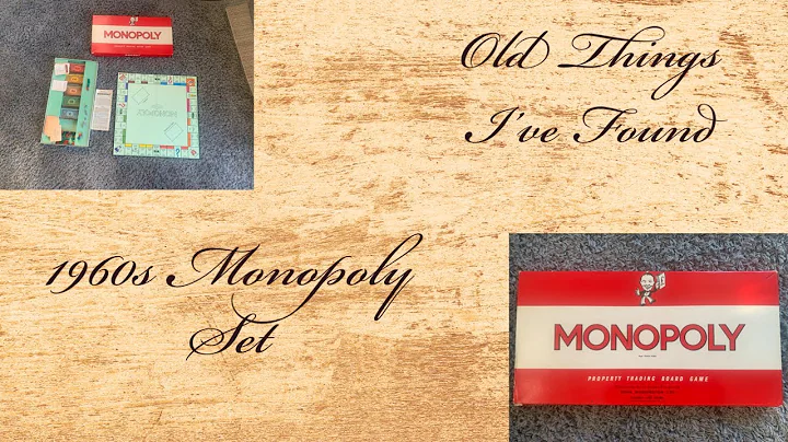 1960s British Monopoly Set | Old Things I’ve Found