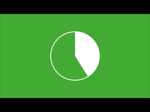 Circular progress green screen