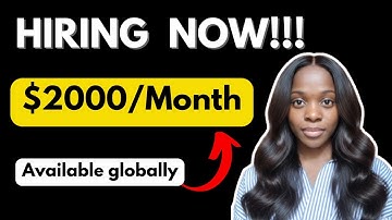 Remote US company Hiring Globally for full-time Remote Jobs. Anyone Can Apply