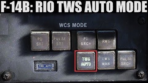 F-14B Tomcat: RIO TWS AUTO Mode Tutorial | DCS WORLD