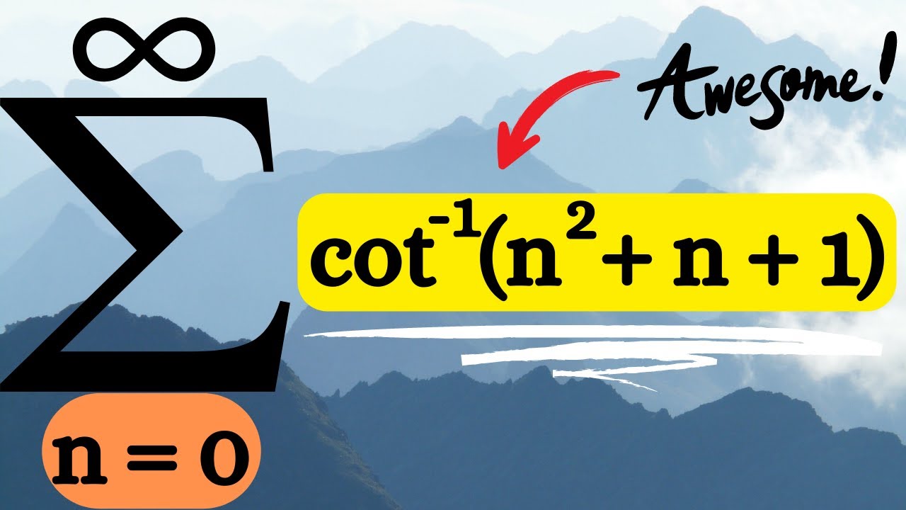 A nice sum from the Harvard MIT math trust