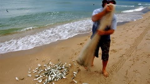 Extreme Cast Net Throwing Skills