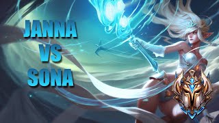 Janna Support Vs Sona - Euw Challenger Match Summary Patch 9.19