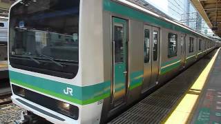 [警笛あり]JR東日本E231系15両編成上野東京ライン(常磐線)回送 東京駅発車