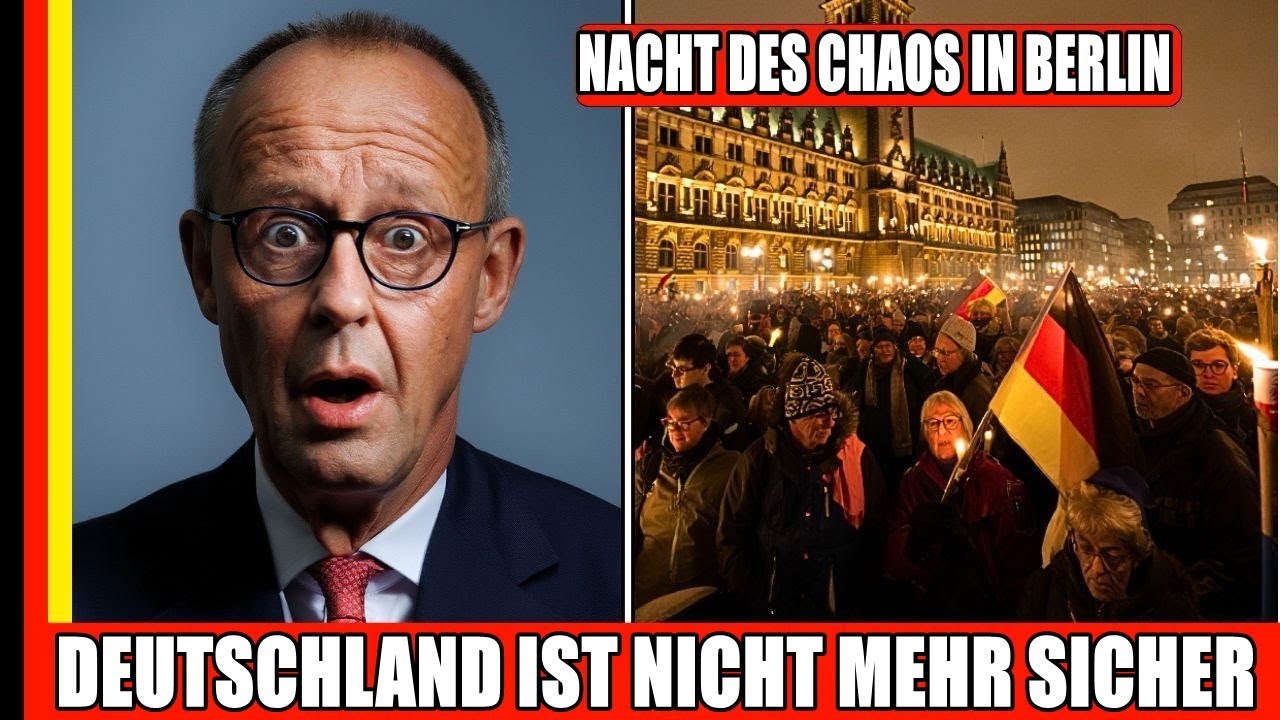🚨Nacht des Chaos in Berlin – worüber der Kanzler schweigt!