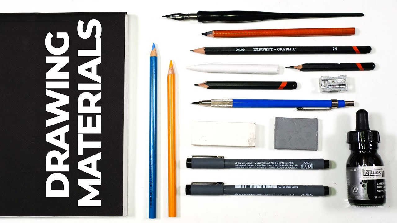 Drawing supplies for beginners