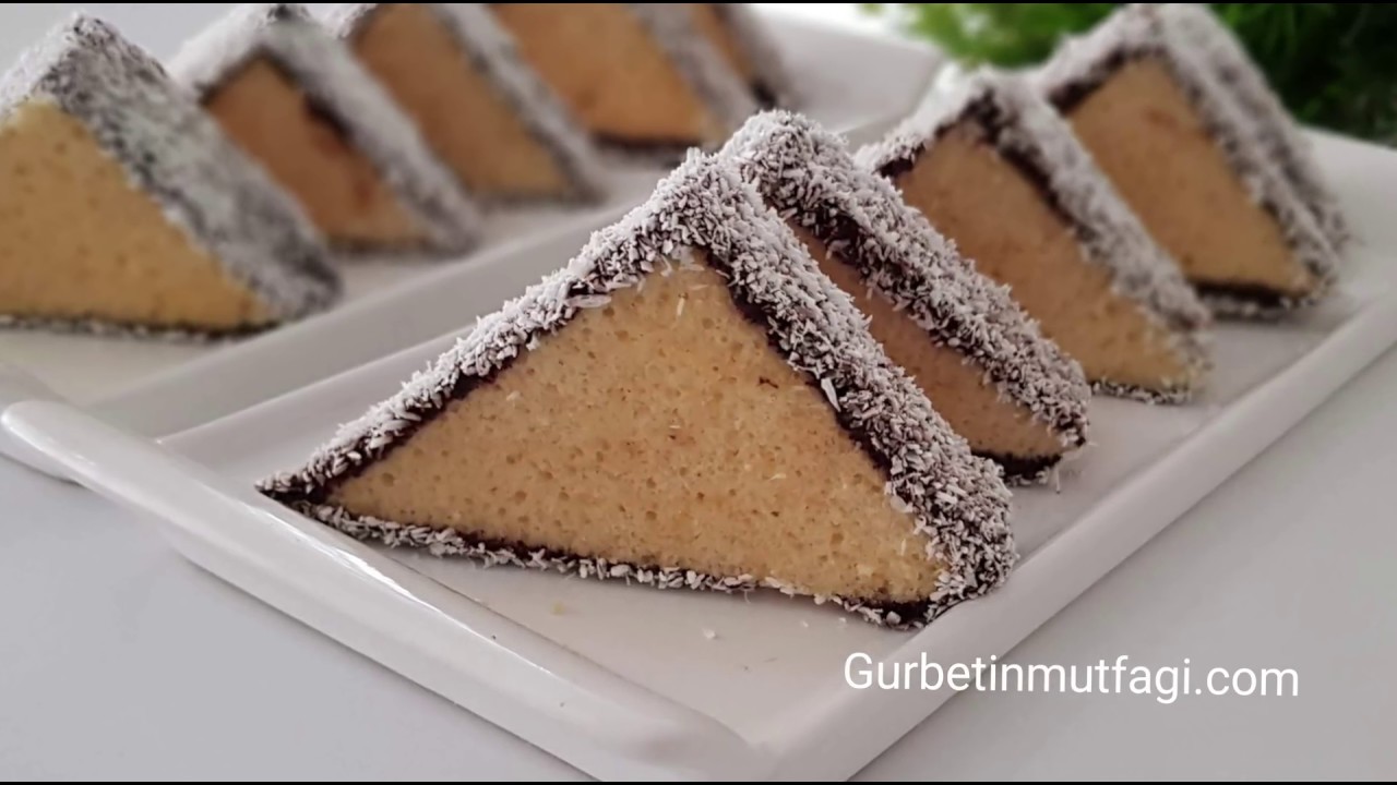 ÇİKOLATA SOSLU EFSANE İNGİLİZ ÜÇGEN KEK 😍DONDURUCUYA ATABİLİRSİNİZ 🤩
