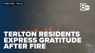 Terlton resident grateful after firefighters save home from flames