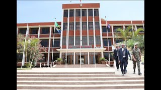 Waziri wa Ulinzi na JKT Mhe. Kwandikwa atembelea Chuo Cha Maafisa Wanafunzi -TMA Monduli - Arusha