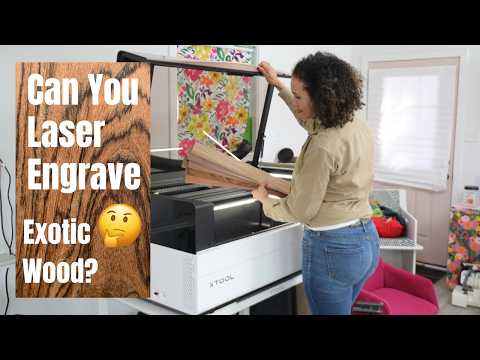 xTool Laser Engraving: Can It Cut Exotic Wood and Acrylic?? - Thrift Diving
