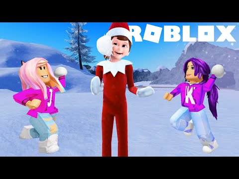 Snowball Fight with Elf on a Shelf! | Roblox