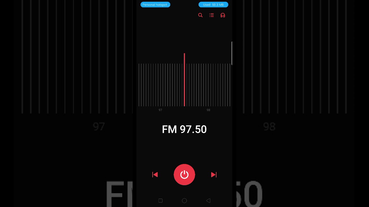 Unknown radio station 97.5MHz received in Sg Kolok