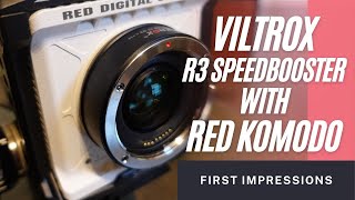 Going full frame with the RED Komodo and Viltrox R3 speedbooster | Test Footage | RF Focal Reducer