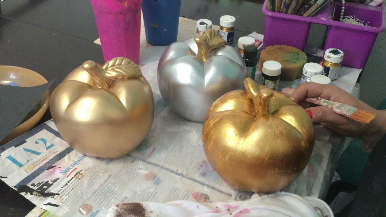 Cómo pintar Manzanas de la Abundancia en cerámica l El Rincón de Lu
