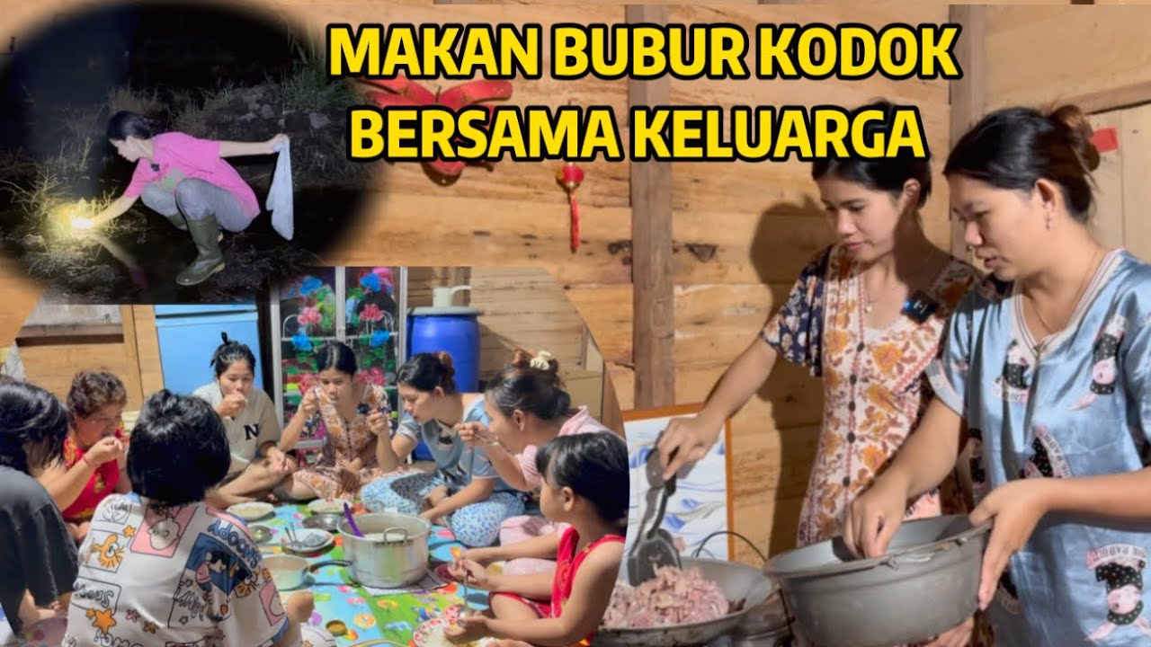 TANGKAP KODOK RAME-RAME LANGSUNG DIMASAK BUBUR KODOK